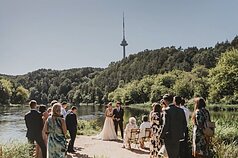 Vestuvės Vingio parko saloje Vestuvės Vingio parko saloje
