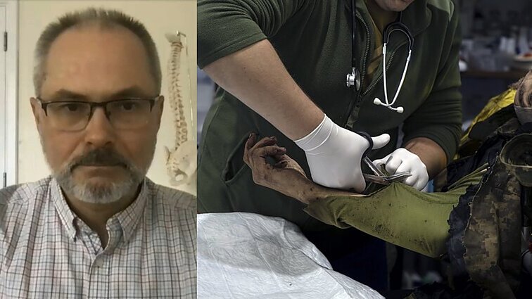 Iš Ukrainos grįžęs medikas: sunku teikti pagalbą, kai pačiam ant galvos krenta bombos