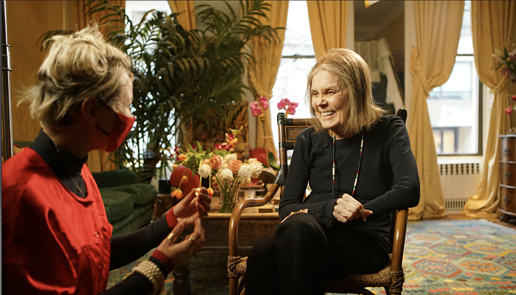 Lina Lytė Plioplytė su Gloria Steinem