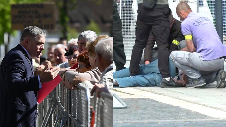 Kovojama dėl viešai pašauto Fico gyvybės, sulaikyto užpuoliko motyvai neskelbiami