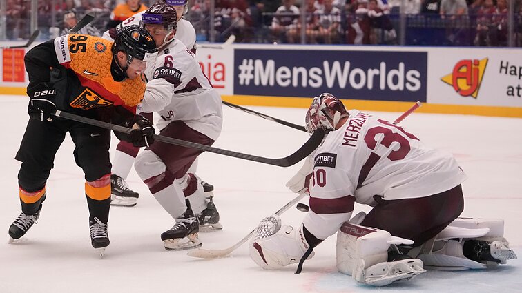 Pasaulio ledo ritulio čempionatas. Vokietija – Latvija