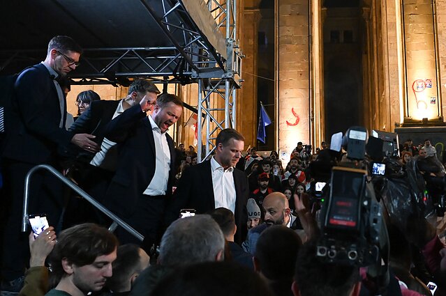 Габриэлюс Ландсбергис в Тбилиси