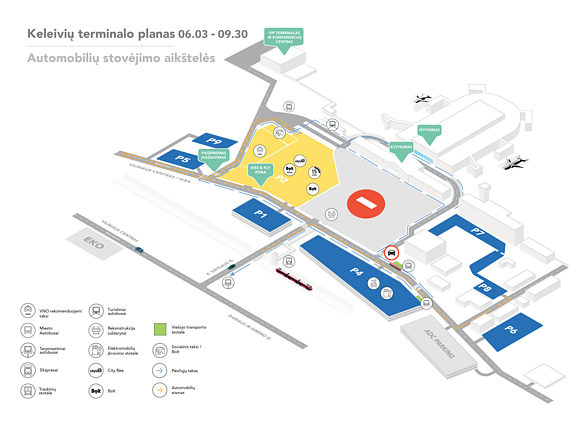 Eismo pokyčiai Vilniaus oro uoste Eismo pokyčiai Vilniaus oro uoste