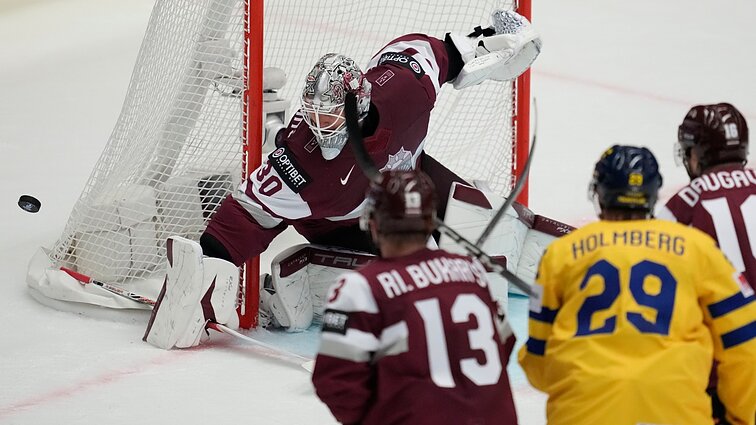 Pasaulio ledo ritulio čempionatas. Latvija – Švedija