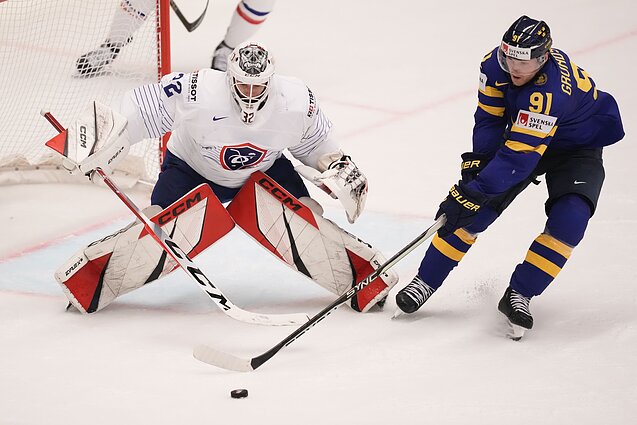 Pasaulio ledo ritulio čempionatas. Švedija – Prancūzija