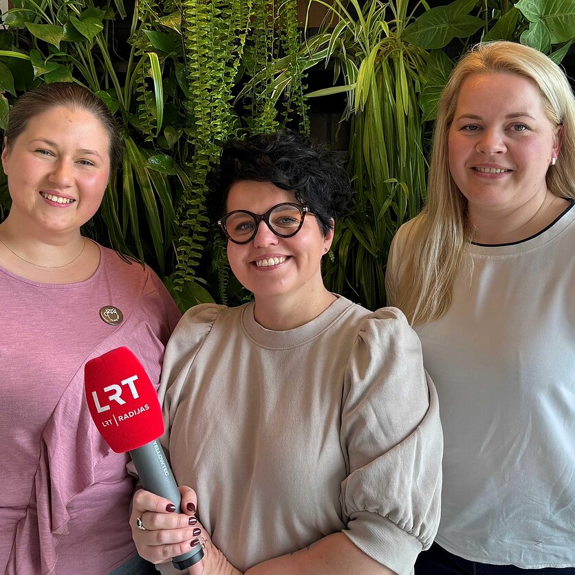 I.Stankutės nuotr./LRT, Monika Briedienė, Viktorija Urbonaitė, Jūratė Miliutienė