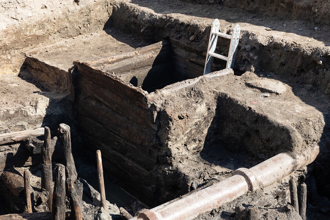 Remains of the Crooked Castle found in Vilnius