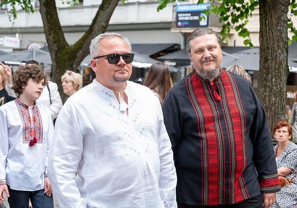 У Каунасі вшанували українських героїв і презентували фільм про Євгена Коновальця