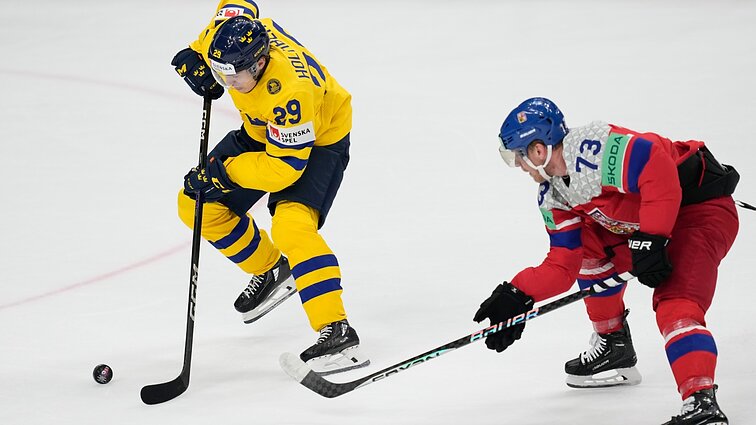 Pasaulio ledo ritulio čempionatas. Pusfinalis. Švedija – Čekija