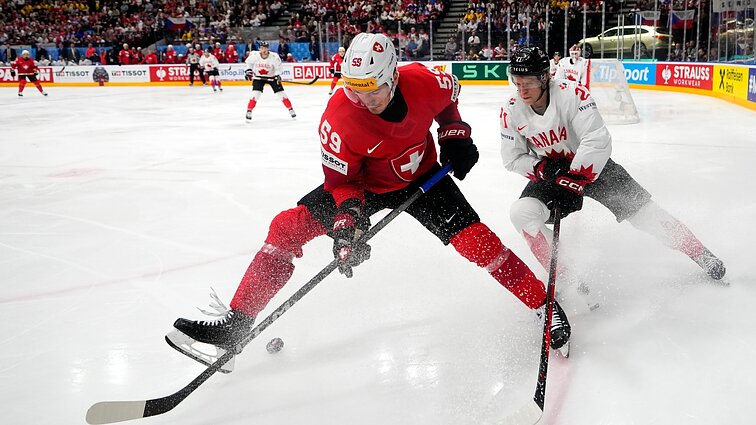 Pasaulio ledo ritulio čempionatas. Pusfinalis. Kanada – Šveicarija