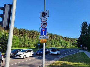 Vilniuje atsirado kelio ženklų, informuojančių apie vidutinio greičio matuoklius