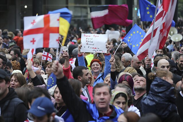 Protestai Sakartvele