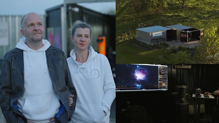 Observatoriją savo kieme įsikūrę Šatkauskai: kai nuvažiuoja stogas, atsiveria dangus