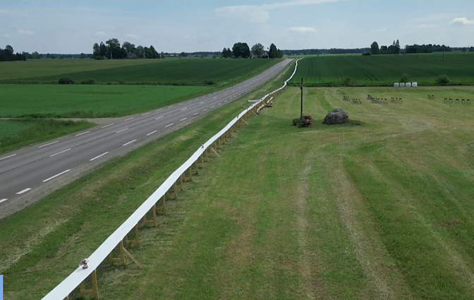 Kaimynų dieną Šiaulių rajono gyventojai siekia rekordo: nutiestas net 4 km vaišių stalas