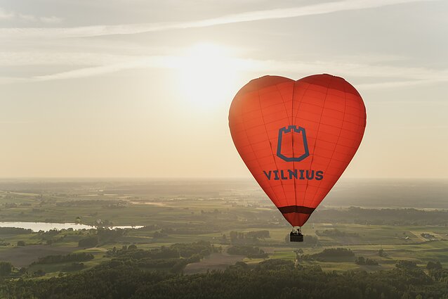 Hot air balloon in Vilnius Hot air balloon in Vilnius