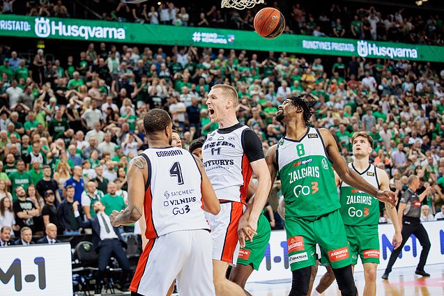 LKL finalo 1 mačas: „Žalgiris“ – „Rytas“