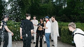 Nombeko Augustės klipo filmavimo akimirka