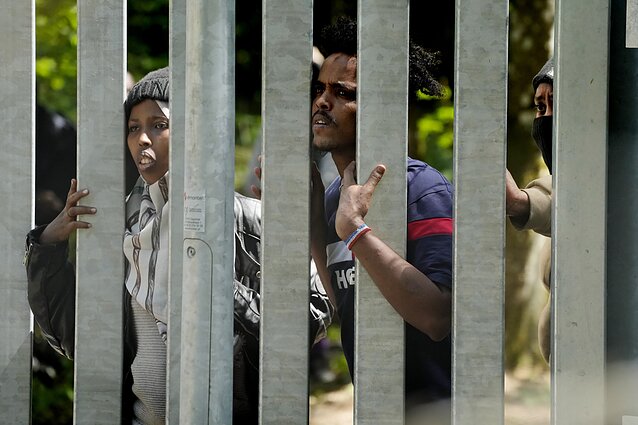Migranci na granicy Baltarusi z Polską Migranci na granicy Baltarusi z Polską