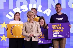 Ursula von der Leyen Europos Parlamento rinkimuose Ursula von der Leyen Europos Parlamento rinkimuose