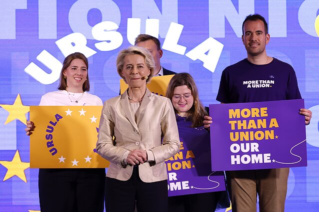 Ursula von der Leyen Europos Parlamento rinkimuose Ursula von der Leyen Europos Parlamento rinkimuose