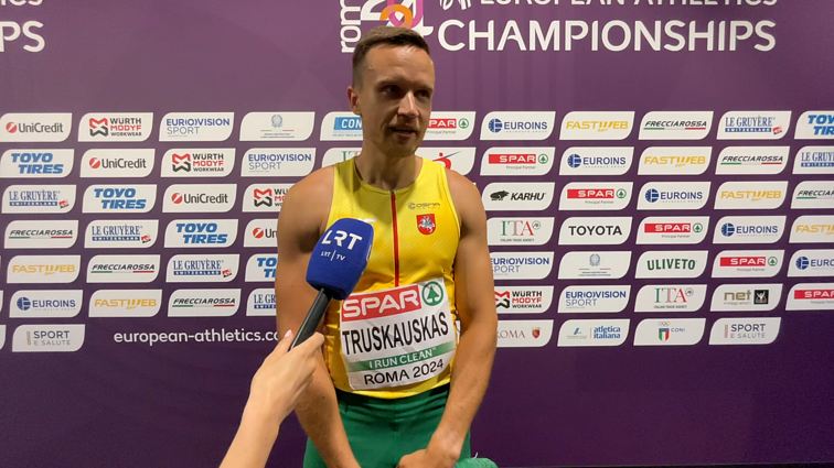 Savo bėgimą įvertinęs Truskauskas: norėjosi finalo, bet buvo stipresnių