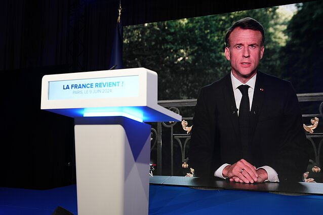 Europos Parlamento rinkimai. Emmanuelis Macronas paskelbia pirmalaikius rinkimus Europos Parlamento rinkimai. Emmanuelis Macronas paskelbia pirmalaikius rinkimus