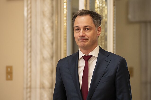 Belgijos premjeras Alexanderis De Croo 