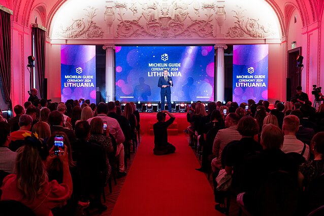 The Michelin Guide awards announcement in Vilnius