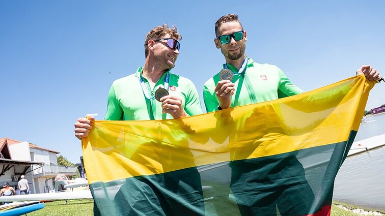 Lietuvos olimpiečiai: Mindaugas Maldonis ir Andrejus Olijnikas