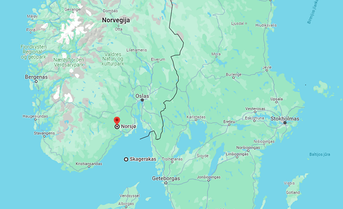 Norsjø ežeras ir Skagerako sąsiauris Norsjø ežeras ir Skagerako sąsiauris