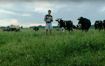 Vaido Baumilos klipo filmavimo akimirka