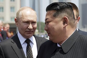 Владимир Путин и Ким Чен Ын