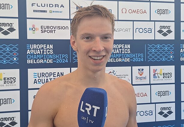 Pasirodymu čempionate patenkintas Lukminas: tai buvo vienos iš geriausių varžybų man
