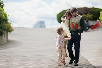 Юлія Висоцька з родиною