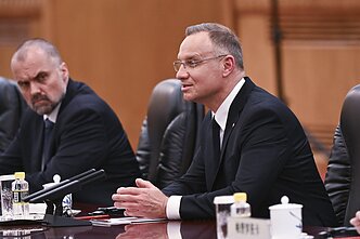 Andrzej Duda w Chinach