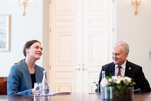 Radvilė Morkūnaitė-Mikulėnienė ir Gitanas Nausėda