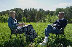 D. Bubnelytė-Daktariūnienė ir laidos vedėjas E. Kubilius