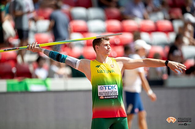 Lietuvos olimpiečiai: ieties metikas Edis Matusevičius ruošiasi žaidynėms Paryžiuje