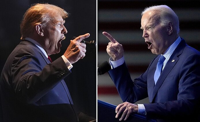 „Svarbiausi debatai istorijoje“: milijonai rinkėjų laukia Bideno ir Trumpo dvikovos