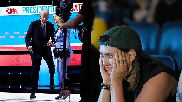 Nutrūkusi kalba ir Baltarusija NATO: Bidenas debatuose patvirtino nuogąstavimus dėl amžiaus