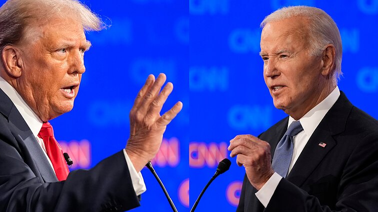 Po kandidatų į JAV prezidentus debatų – Bidenui skirti žiniasklaidos raginimai trauktis