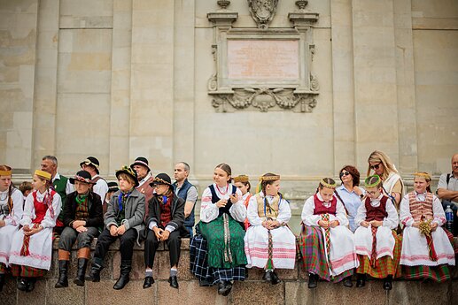 Dainų šventė. Folkloro diena