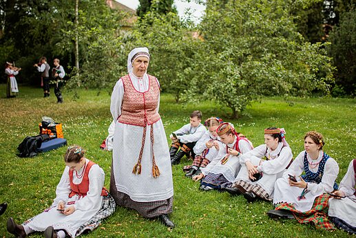 Dainų šventė. Folkloro diena