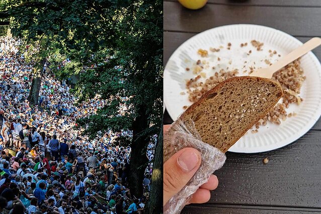 Dainų šventę vejasi bėdos: dalyviai skundžiasi tiekiamo maisto kokybe, daugėja sukčių