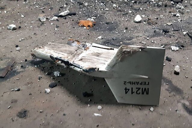 Rusijos naudojami iranietiški Shahed dronai Rusijos naudojami iranietiški Shahed dronai