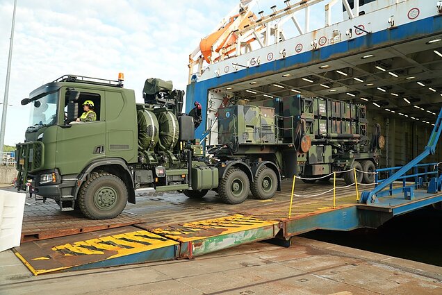 Patriot system arrives in Lithuania