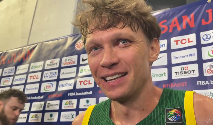 Kuzminskas po rungtynių prieš Italijos rinktinę: visi pasirodę įnešė savo indėlį
