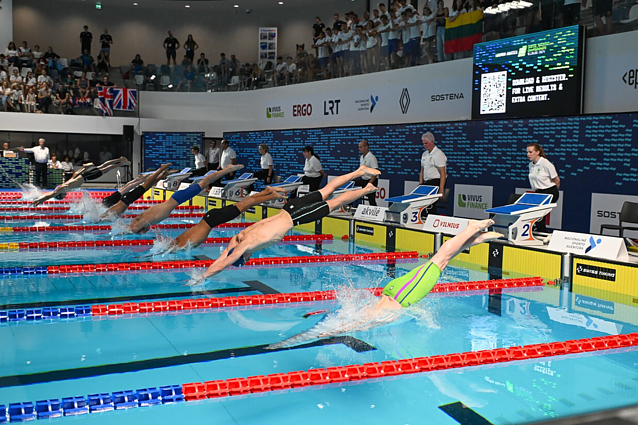 Europos jaunimo plaukimo čempionatas. Pusfinaliai ir finalai