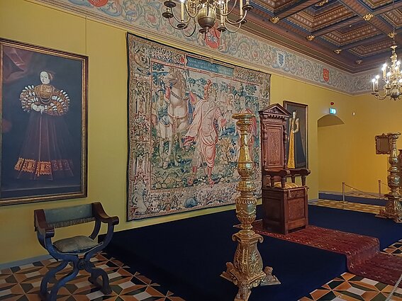 Valdovų rūmuose kabantis Žygimanto Augusto užsakyti gobelenai Valdovų rūmuose kabantis Žygimanto Augusto užsakyti gobelenai