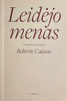 Knygos „Leidėjo menas“ viršelis